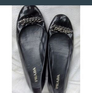 Prada patent leather‎ flats 40